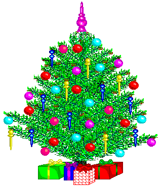 Festive Christmas Tree with Ornaments and Gifts - Holiday Decor Inspiration