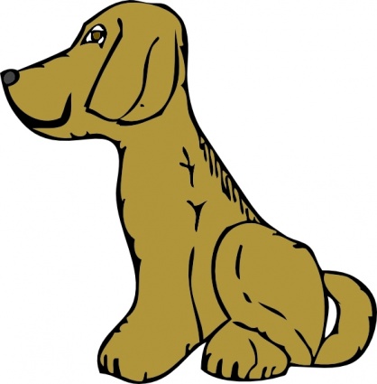 Dog Side View clip art - Download free Other vectors