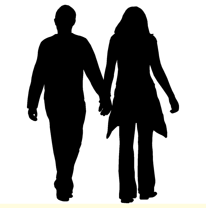silhouette man and woman holding hands image search results