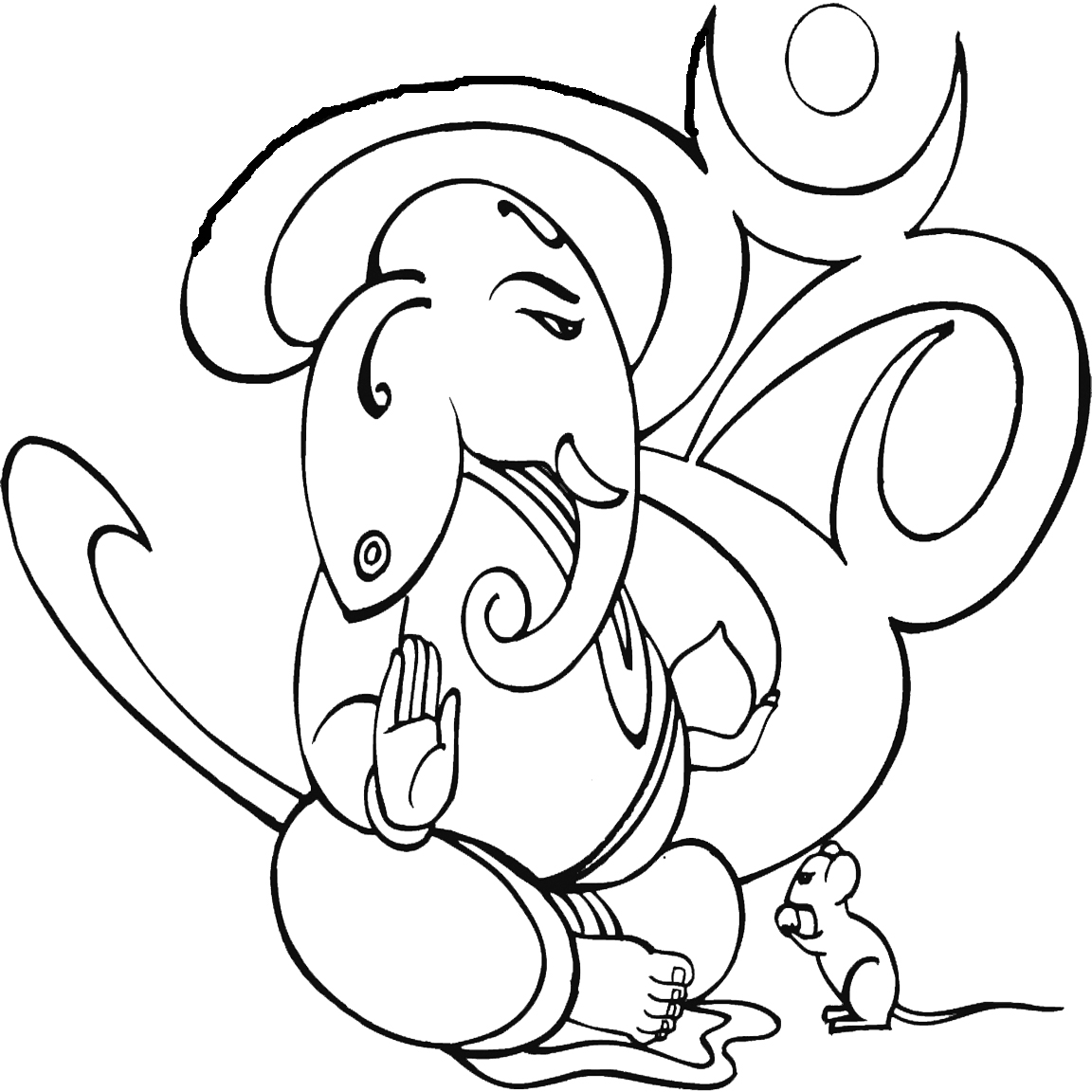 Lord Ganesha drawing easy and simple sketch|#FabArtistMe - YouTube-saigonsouth.com.vn