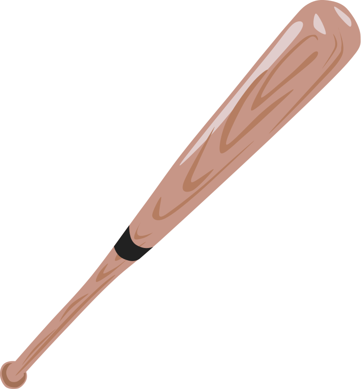 Free Stock Photos | Illustration of a baseball bat | # 14480 