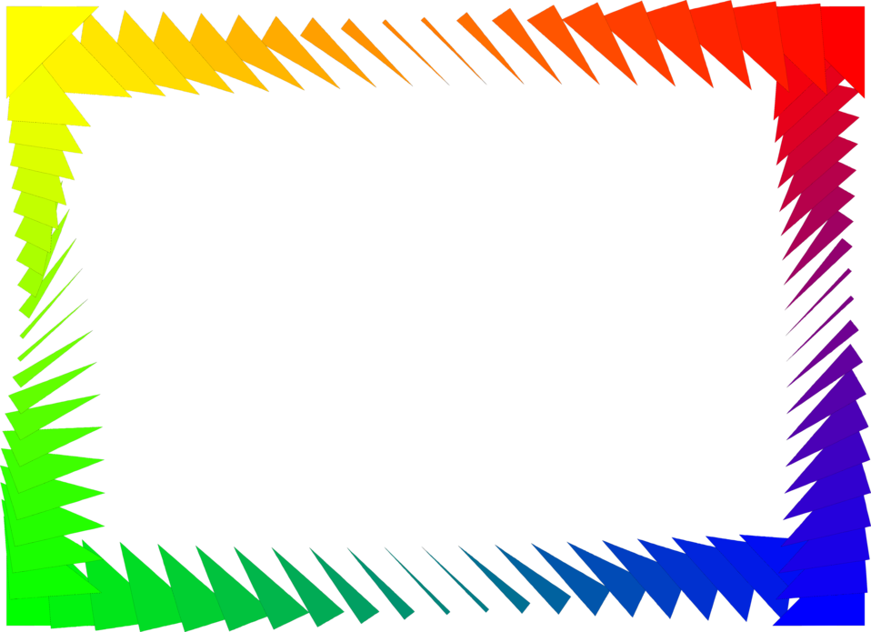 Border Rainbow | Free Stock Photo | Illustration of a colorful 