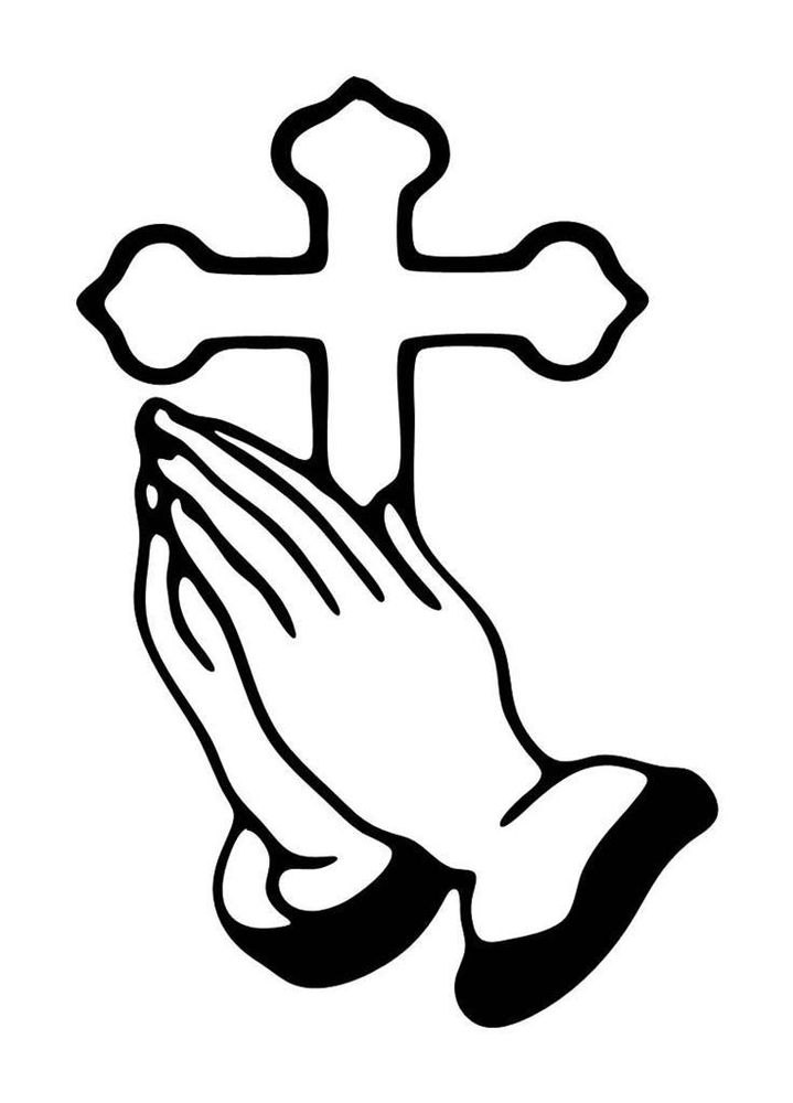 clip art prayer hand - Clip Art Library