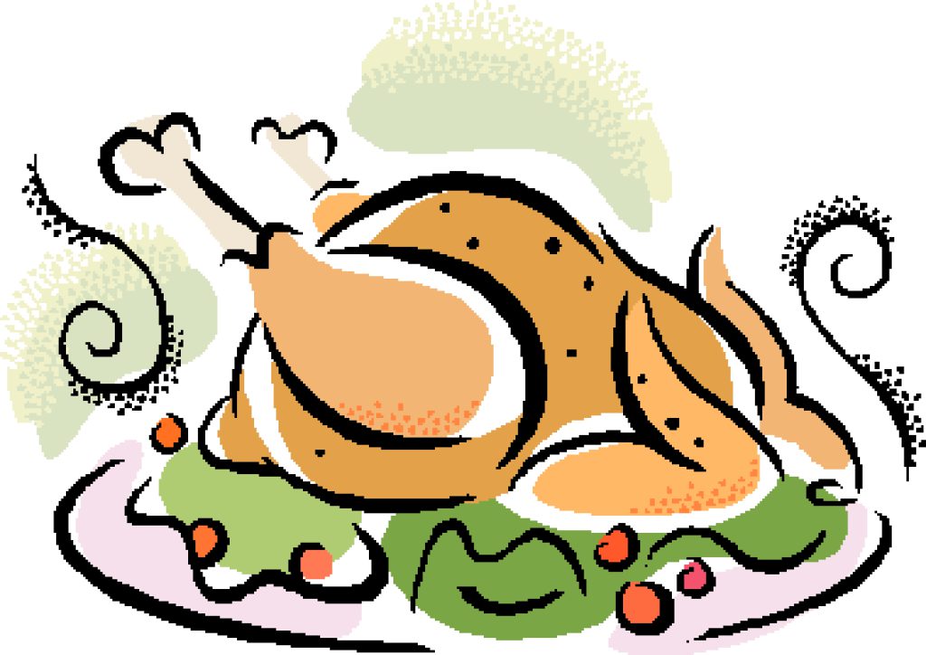 thanksgiving buffet clip art