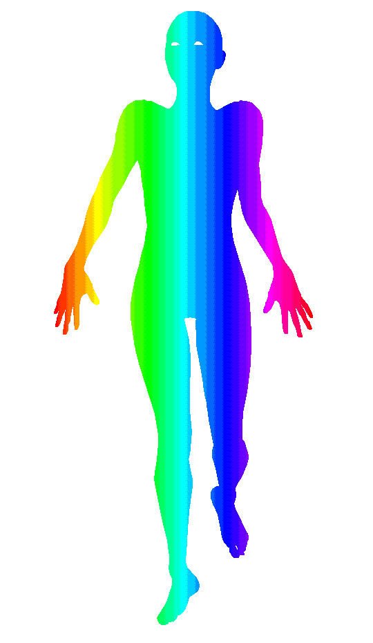 Animated Gifs - Rainbow walking - Threadbombing