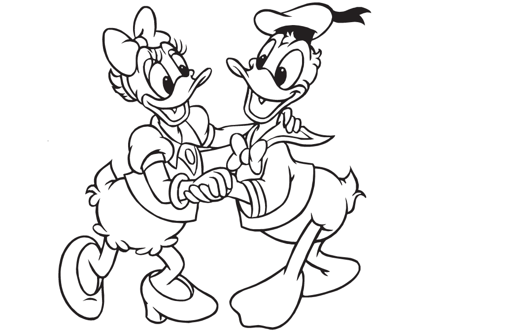 Original Drawing Daisy Duck Vizcarra Joan