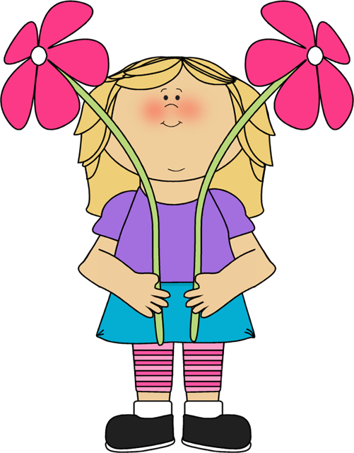 Flower Girl Clip Art - Flower Girl Image