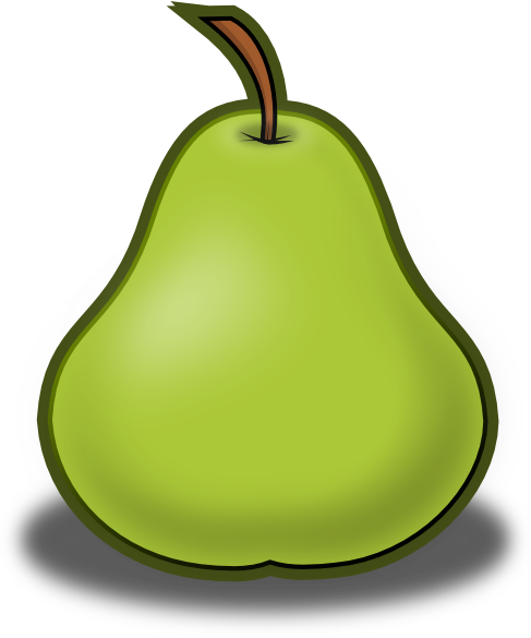 Free Green Pear Clip Art