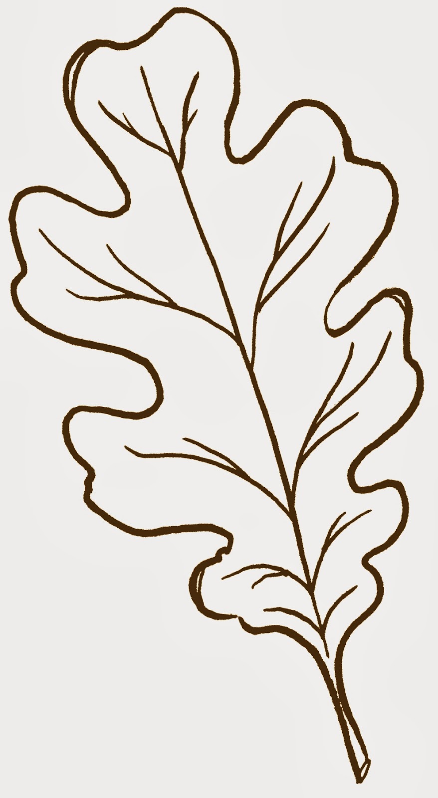 Pix For  Fall Oak Leaf Clip Art
