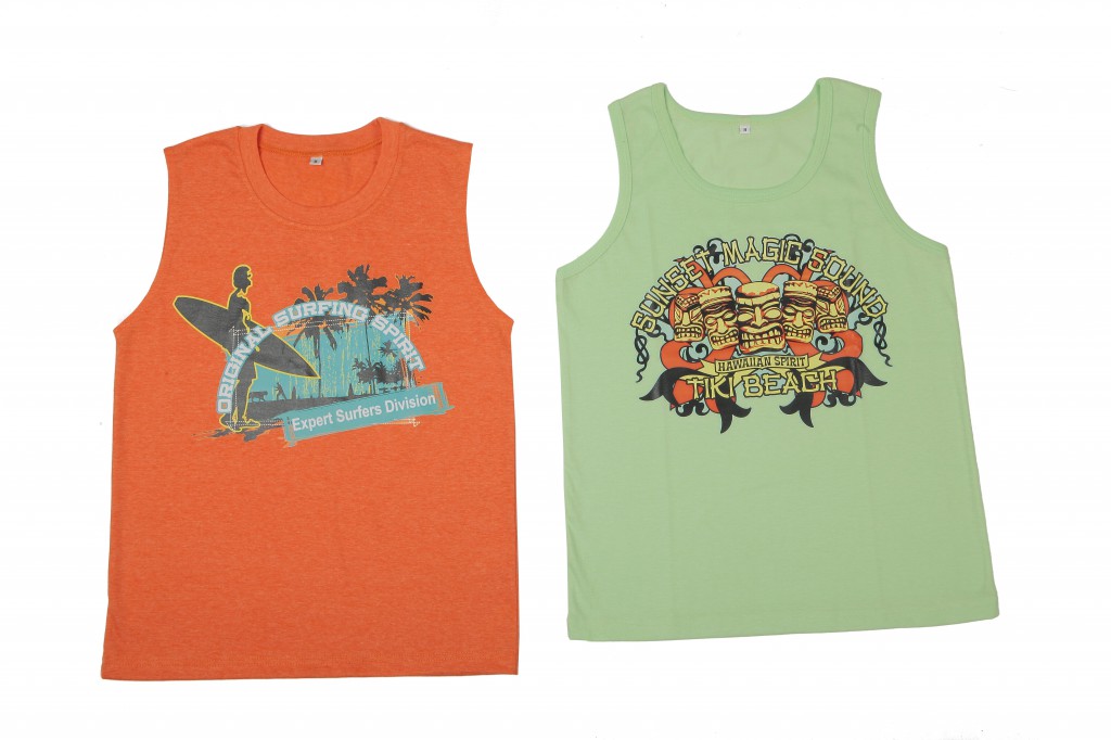Tropical Surf & Tiki Tank Tops for Kids - Vibrant Summer Wear