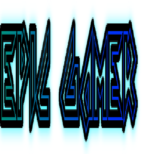 Epic Gamer - Bold Neon Logo for Gaming Brands & Communities