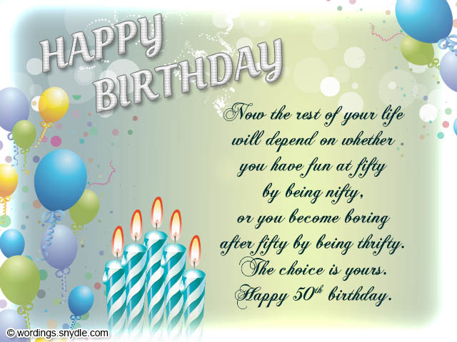 Free Happy 50th Birthday Wishes, Download Free Happy 50th Birthday ...