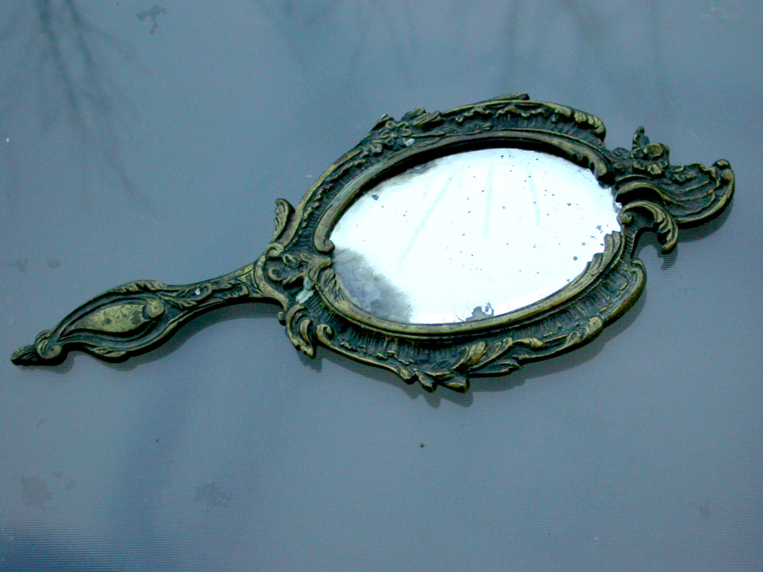 Victorian Hand Held Mirror Clip Art Library