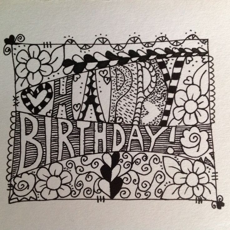 Happy Birthday Letterpress Floral Greeting Card – Rust Belt Love