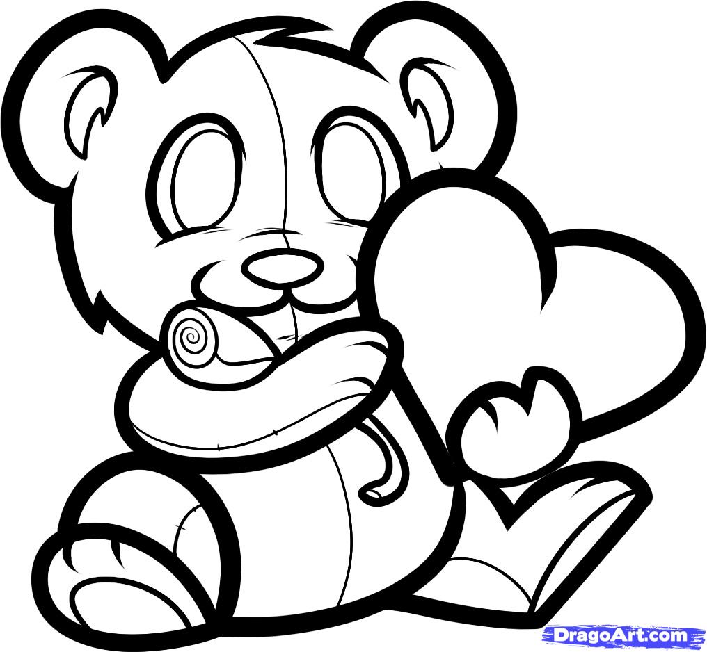Simple Cartoon Teddy Bear Stock Illustration - Download Image Now - Teddy  Bear, Cute, Cartoon - iStock