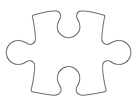 Free Printable Puzzle Piece Template