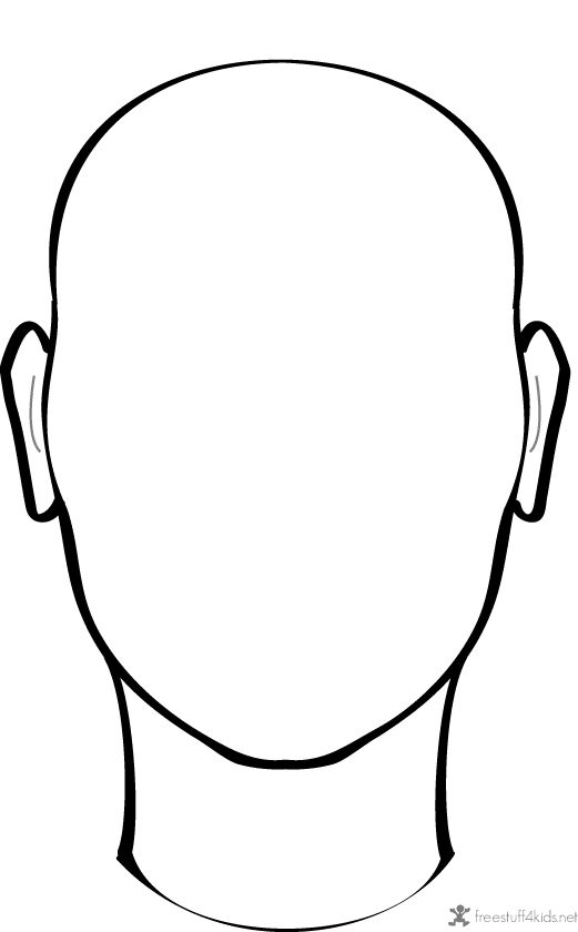 drawing face template