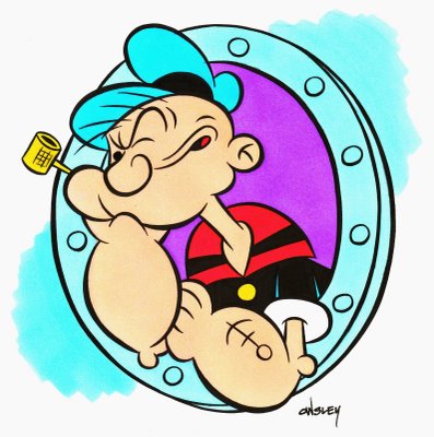 Popeye the Sailor Man - Iconic Cartoon Character with Spinach Power