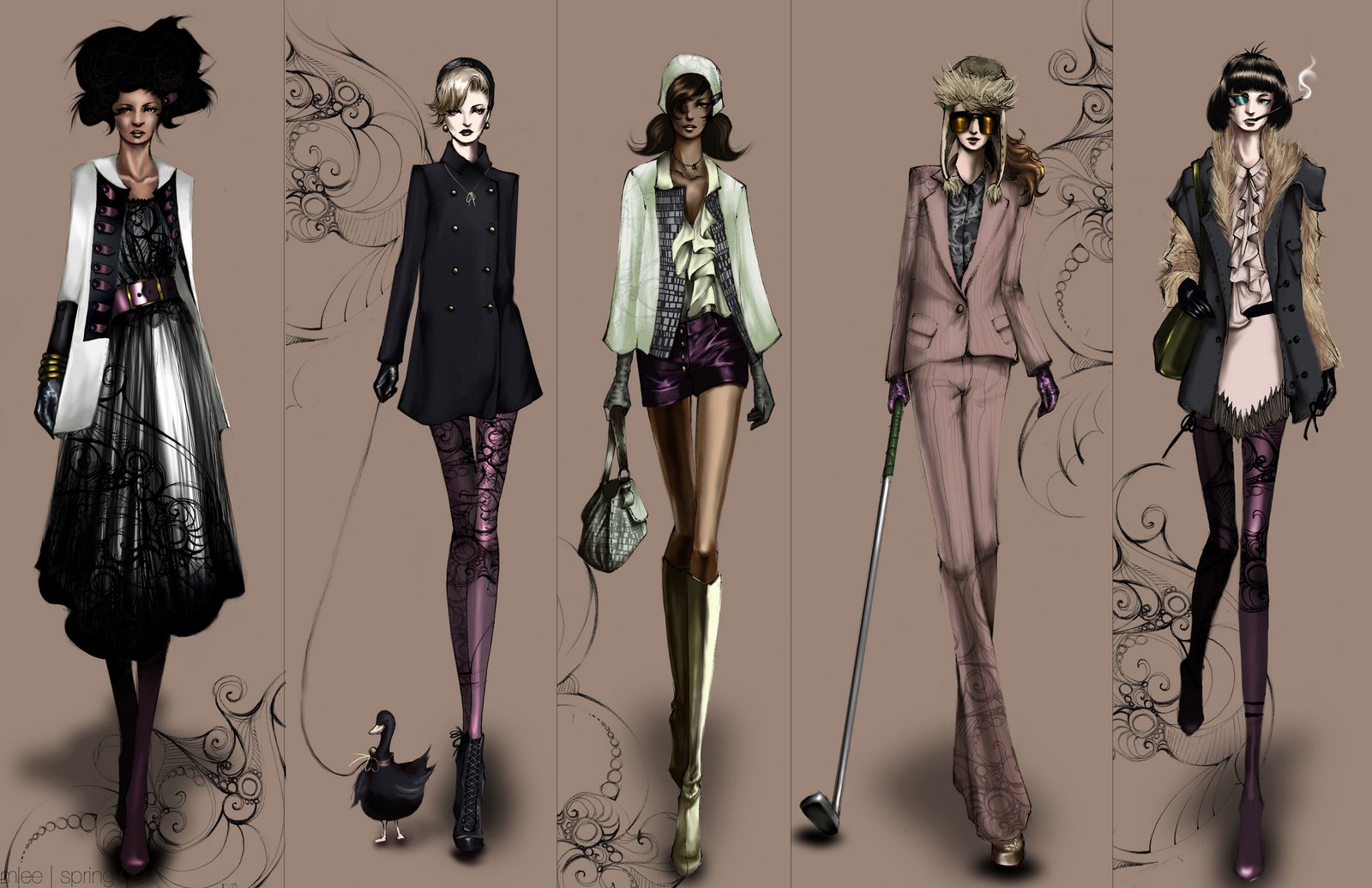Fashion Illustration By Fashion Designers Google Search Fashion Illustration,  Fashion Illustration Portfolio, Fashion Figures 