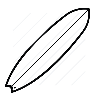 Vector Surfboard, Vector Art, Surfboard Stock Vector : Vectoriel.com