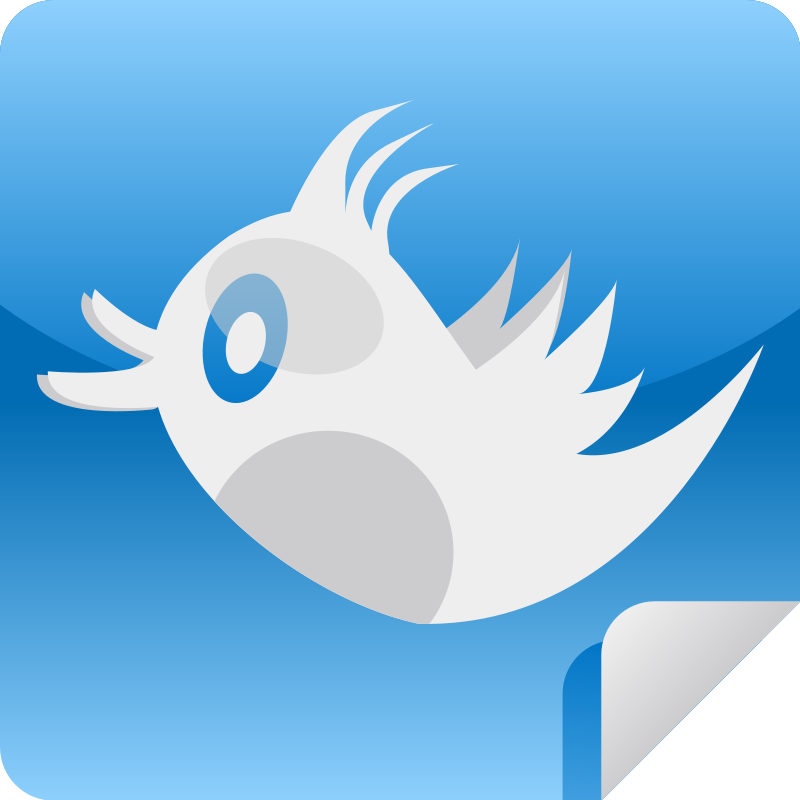 Abstract white bird-like shape with flowing feathers against a blue gradient background, symbolizing freedom or digital innovation.