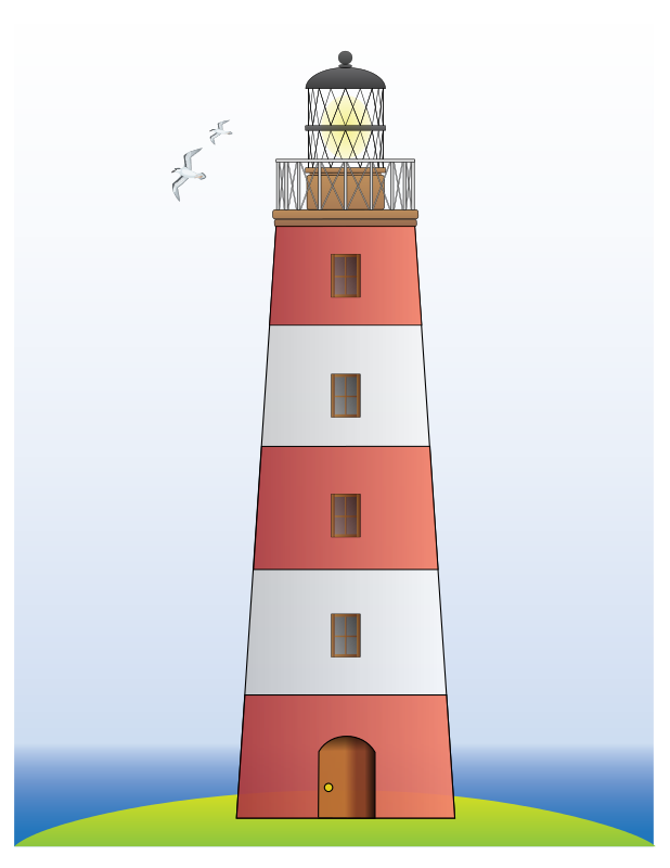 Lighthouse - Free House Clip Art - BCDownload.