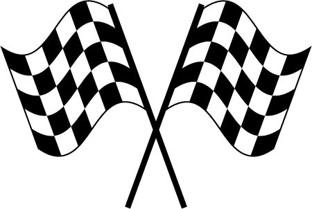 Checkered Flag Symbol - Racing Finish Line Icon