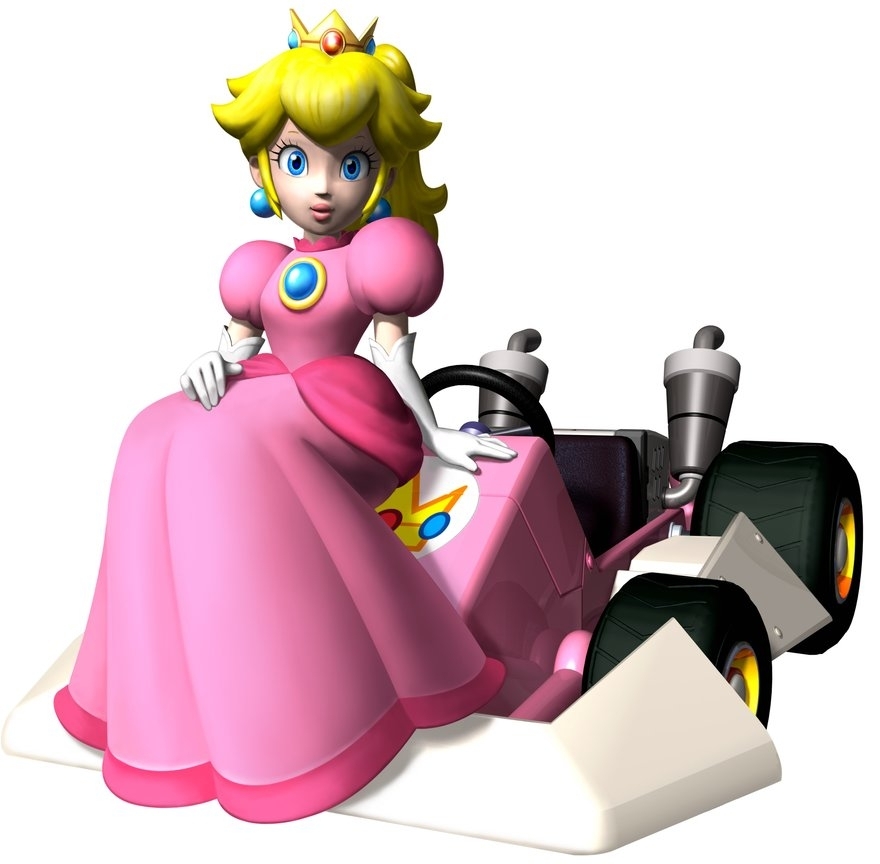 sexy peach mario kart