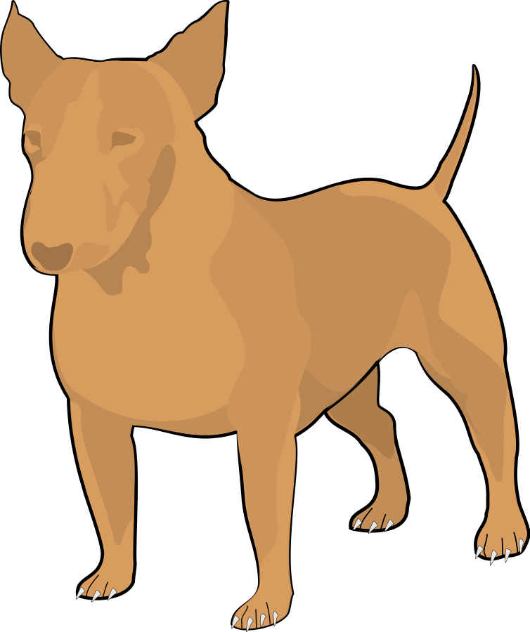 Bull terrier SVG Vector file, vector clip art svg file
