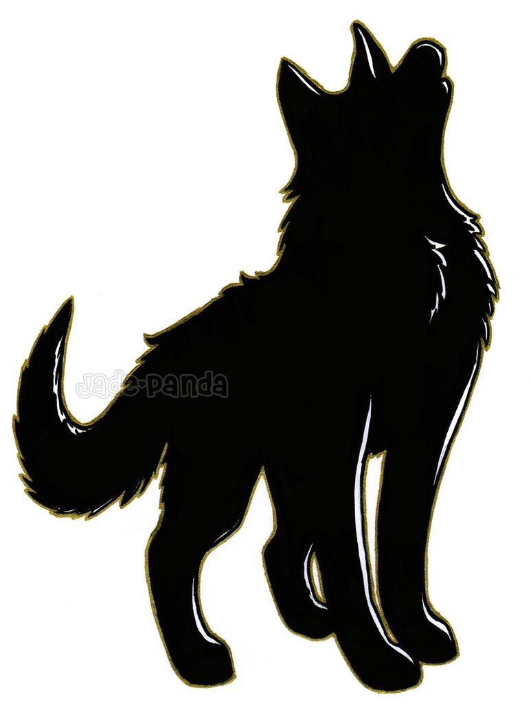 Wolf Silhouette by Jade-Panda on Clipart library