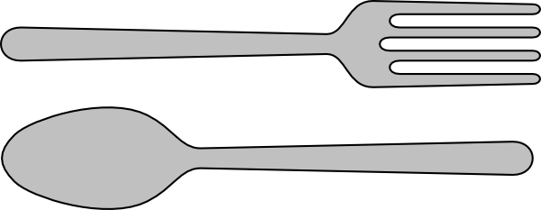 Fork and Spoon Icon - Minimalist Cutlery Illustration for Food & Dining Pages