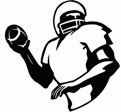Football Quarterback Throwing Illustration - Free Vector Graphic