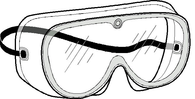 cartoon safety glasses