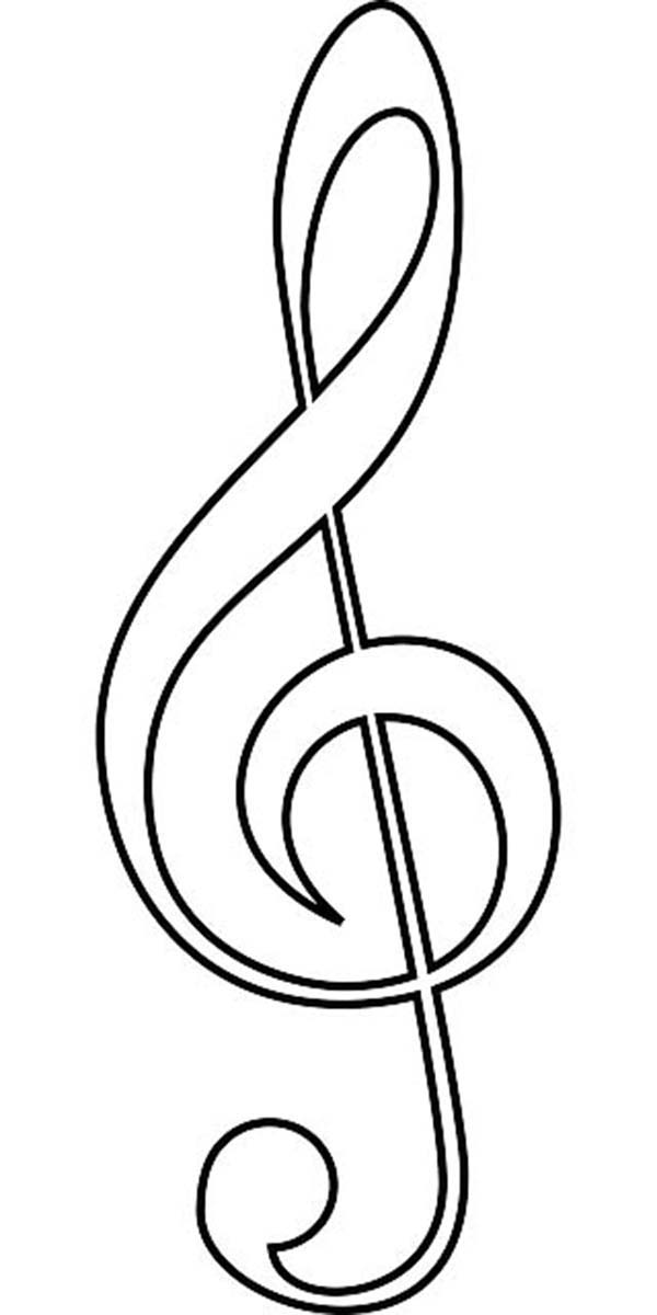 Music Notes Coloring Pages 9