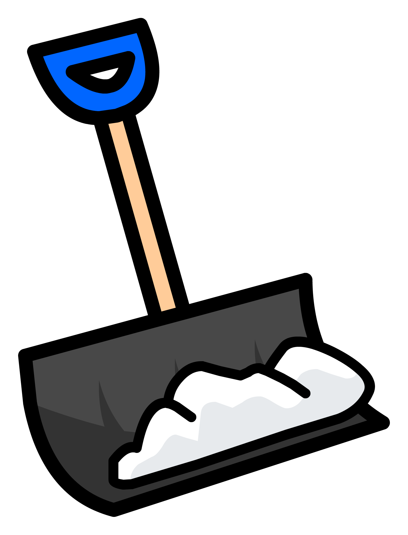 Blue Snow Shovel Pin - Club Penguin Wiki - The free, editable 