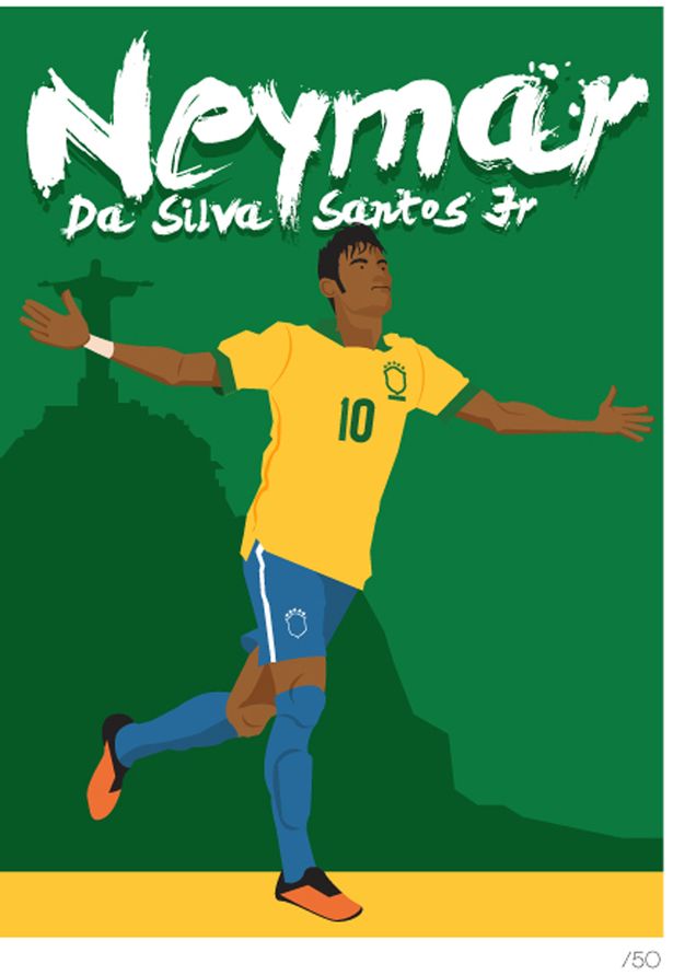 These beautiful World Cup posters combine iconic imagery with 