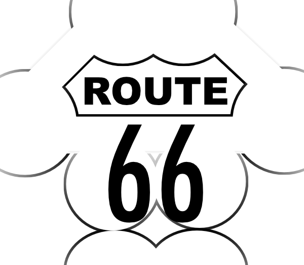 Route 66 Usa Highway clip art Free Vector 