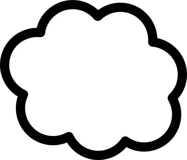 Cloud clip art - vector clip art online, royalty free  public domain