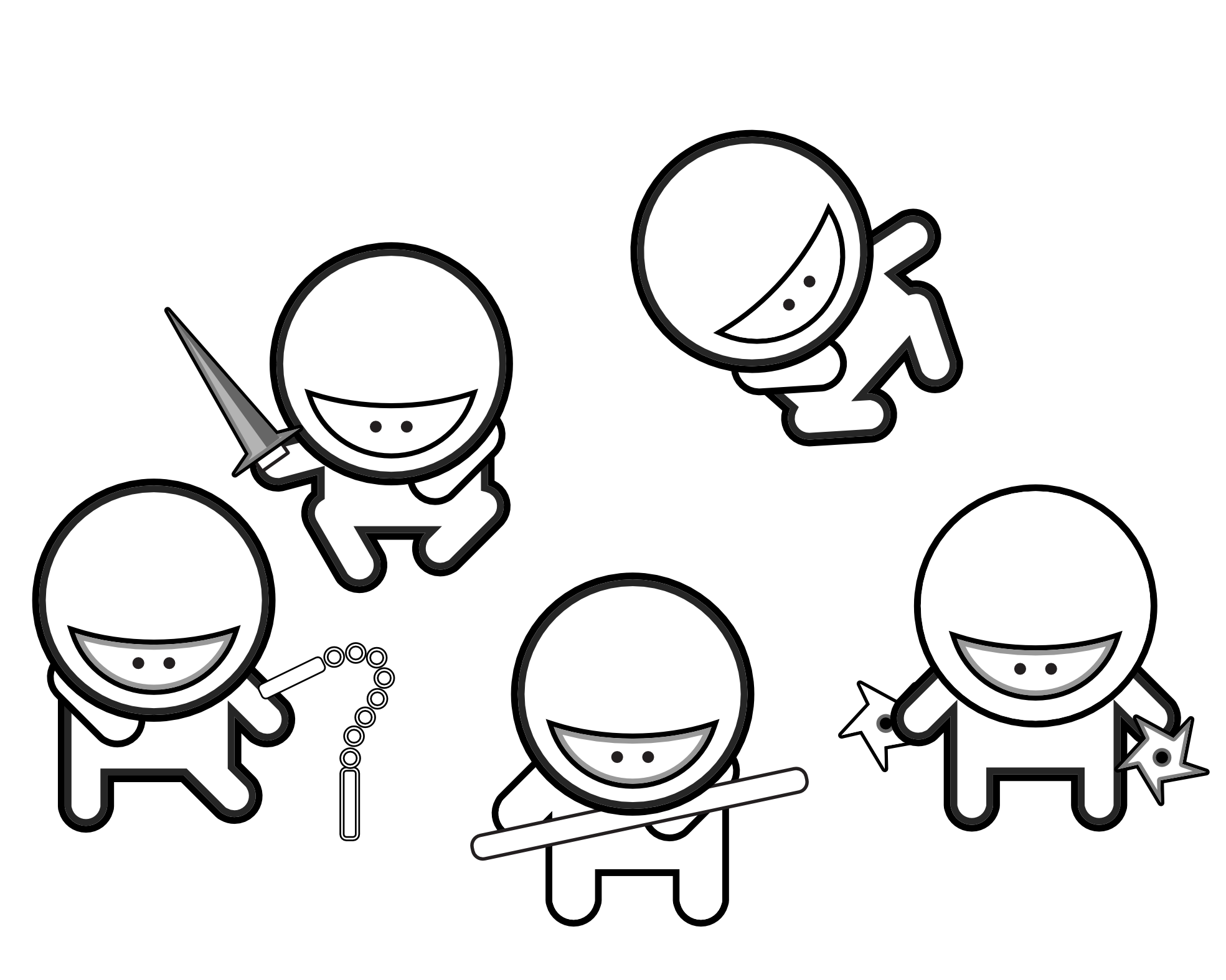 Ninja Cartoon png download - 1000*1000 - Free Transparent Ninja