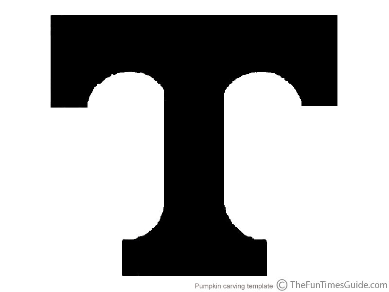 UT Pumpkin Template For University Of Tennessee Fans | The Fun 