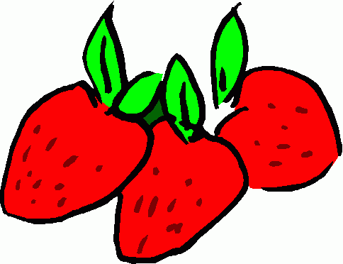 Fresh Strawberries Illustration - Vibrant Clip Art for Recipes & Blogs