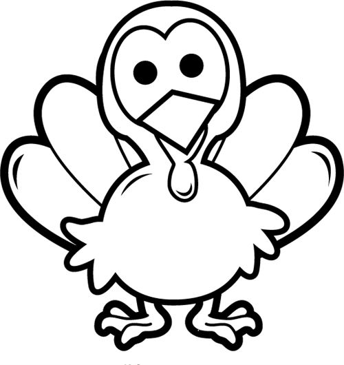 thanksgiving feast clip art black and white