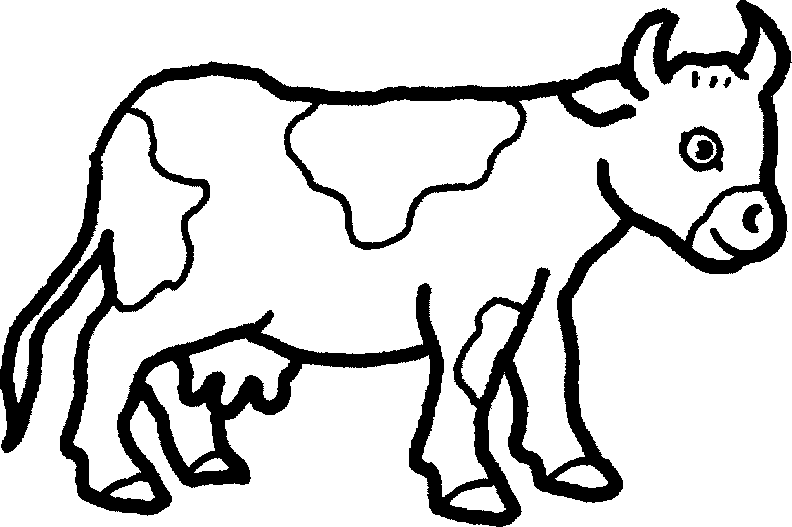 Black And White Pictures Of Farm Animals - Clipart library