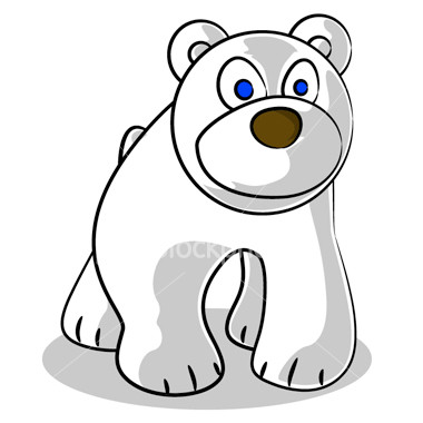 Cartoon Polar Bear 