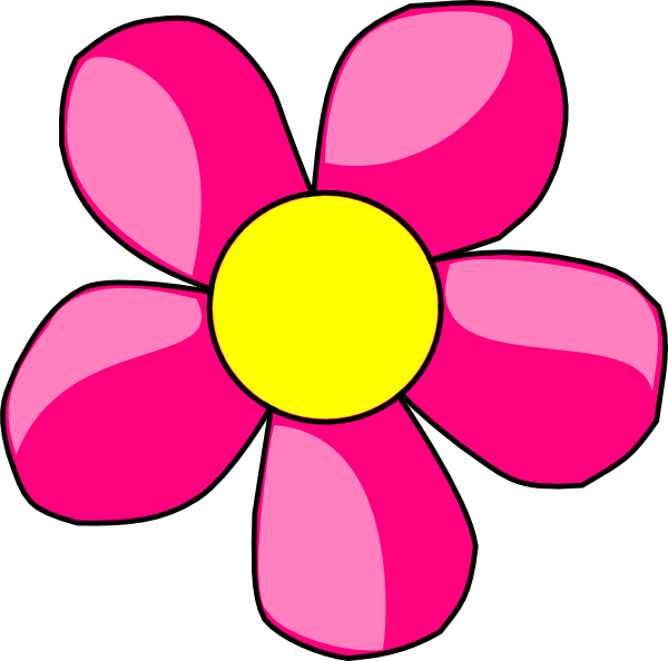 Pink Daisy Clip Art at Clipart library - vector clip art online, royalty 