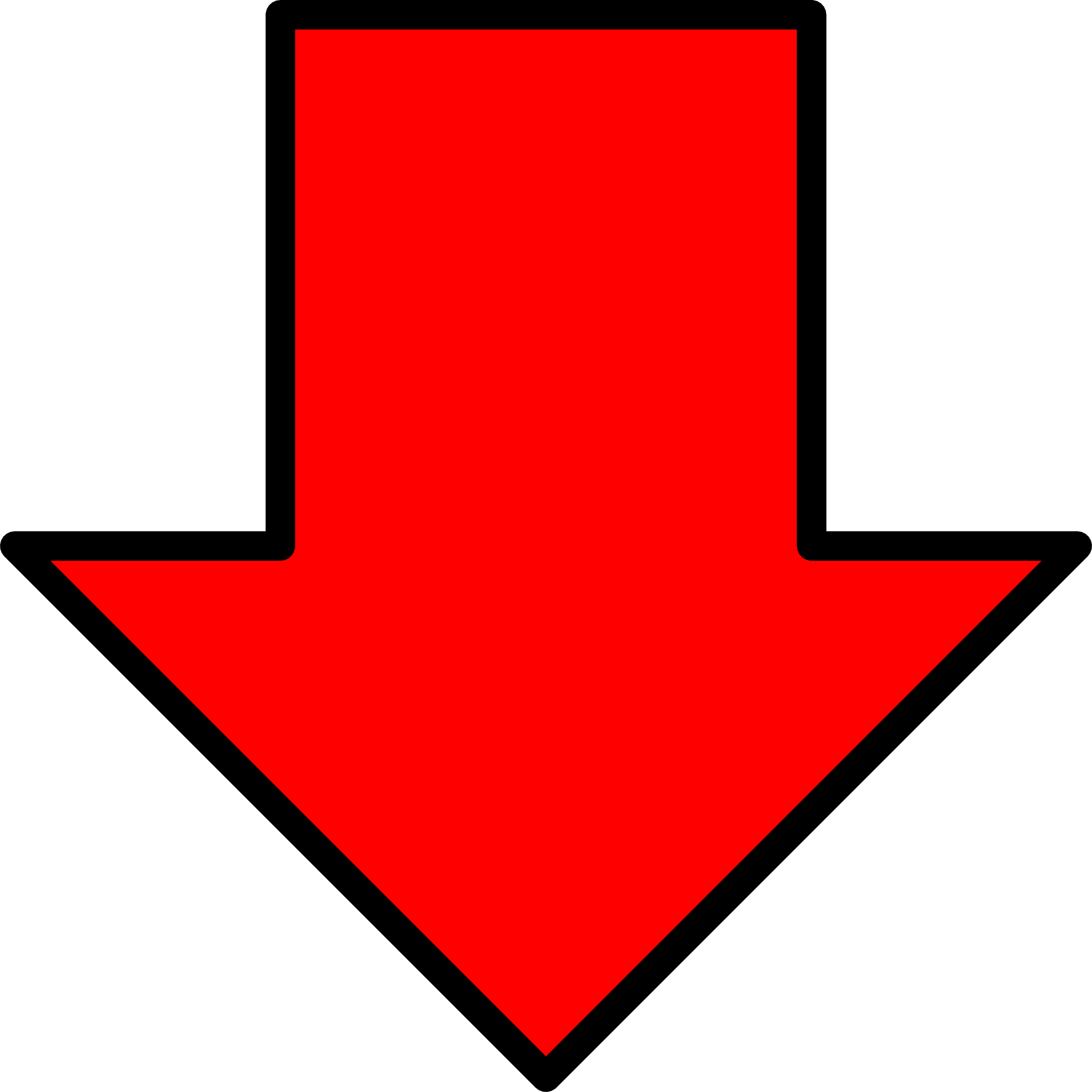 Red Arrow Down Png - Clipart library