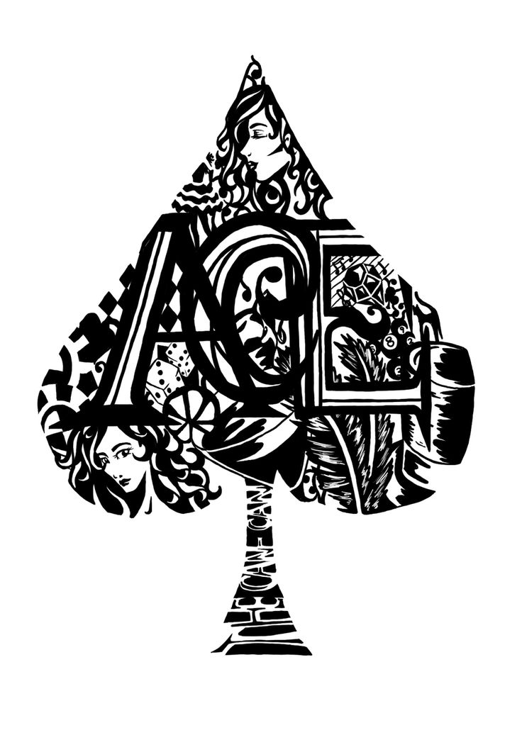 spade tattoo | Ace of Spades by *Down-a-Rabbit-Hole on deviantART 