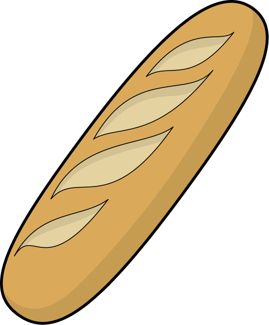 French bread clipart - Clipart library - Clipart library