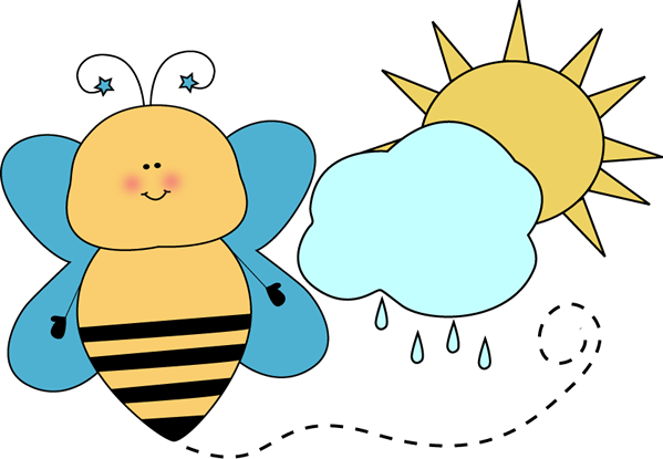 Bee Classroom Weather Monitor Clip Art - Bee Classroom Weather 