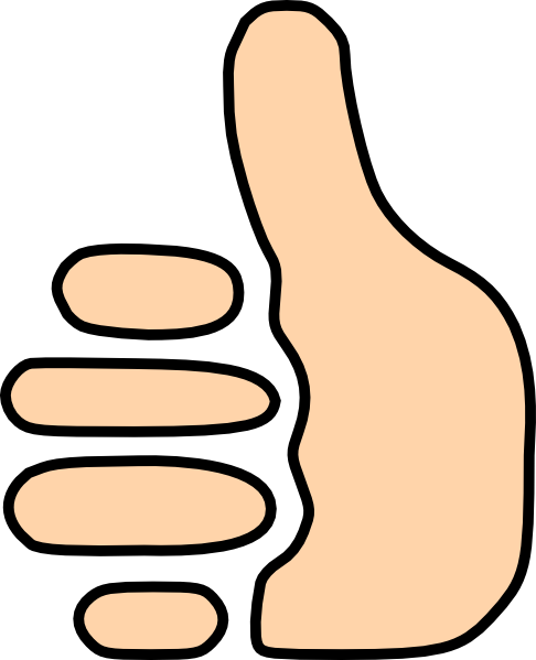 Thumbs Up Symbol clip art - vector clip art online, royalty free 